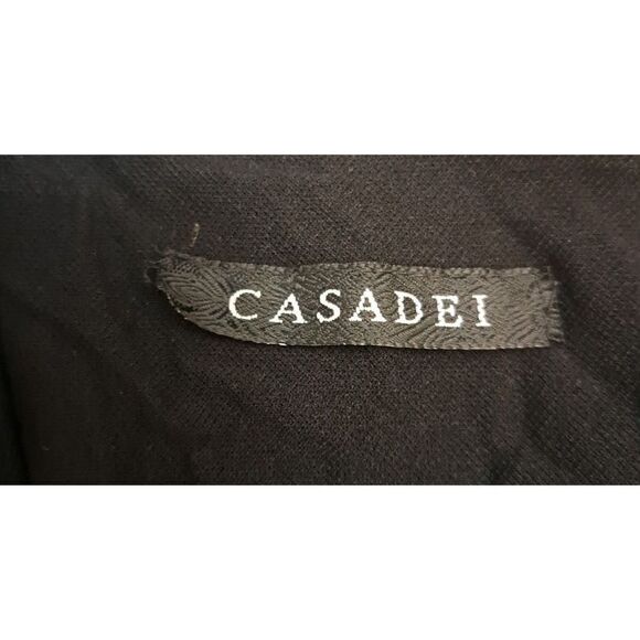 Casadei Dress Size Small Black Lace Mesh Vintage Bodycon Maxi Gown - Picture 9 of 9